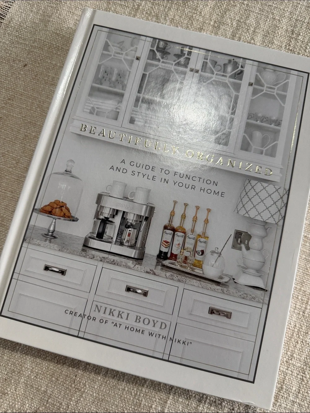 Beautifully Organized Hardcover Book - White